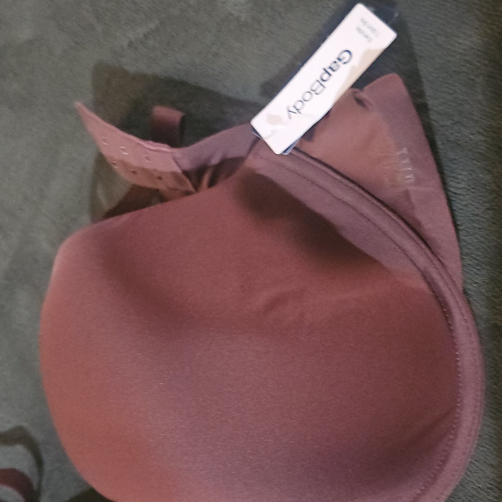 GAP Body Everybody T-shirt Chocolate Brown Women's Bra - Picture 5 of 5